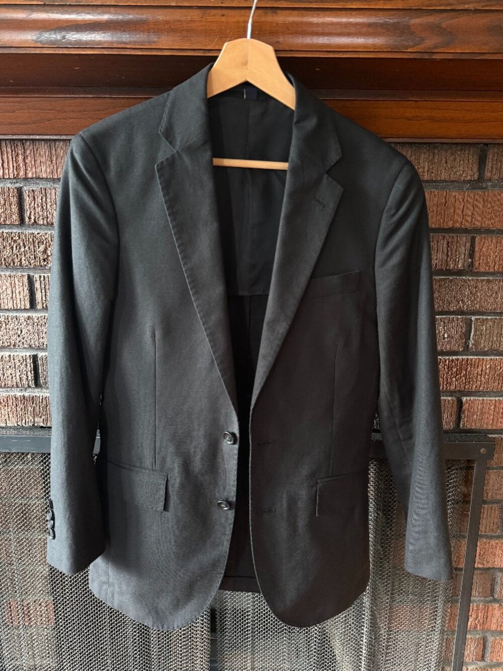 Ludlow Slim-fit FULL suit in Baird McNutt Irish cotton-linen blend